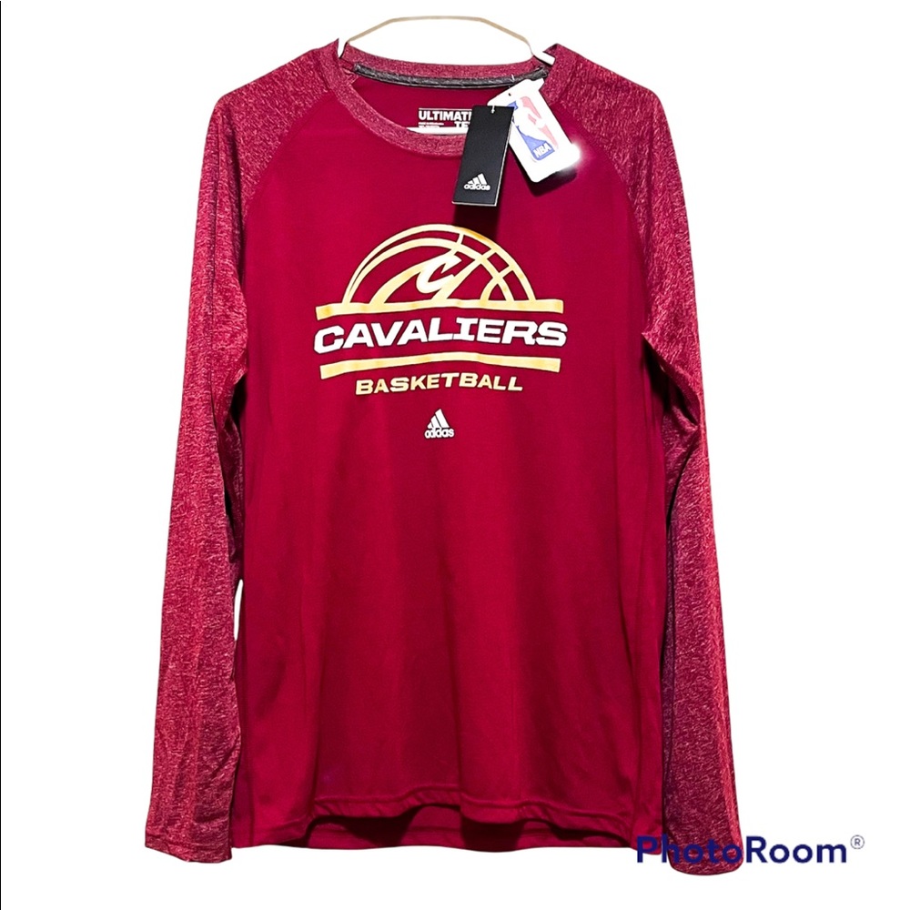 NWT Adidas Cleveland Cavaliers Long Sleeve Tee Medium
